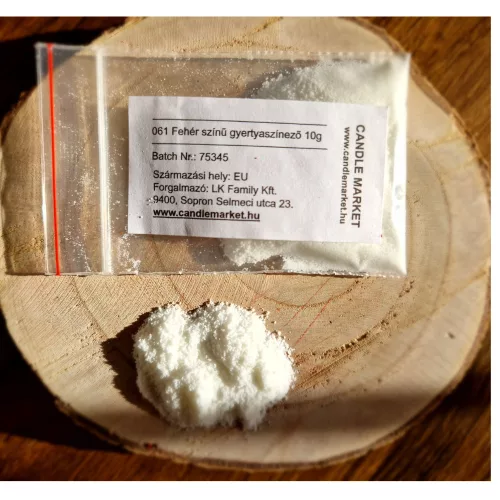 061 White candle dye 50g