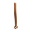 Wooden cross wick including metal base 1 piece