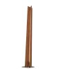 Wooden cross wick including metal base 1 piece