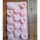 Heart - teddy bear- flower silicon mould