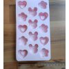 Heart - teddy bear- flower silicon mould