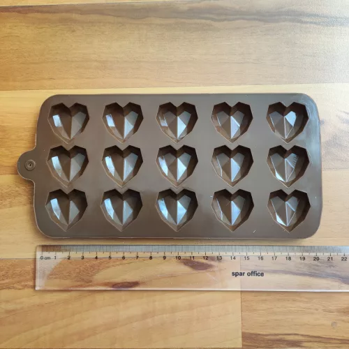 Diamond heart silicon mould