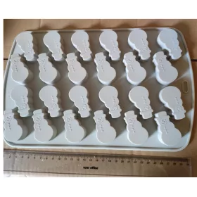 Snowman silicon mould