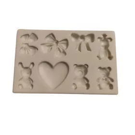 Bow, bear silicon mould