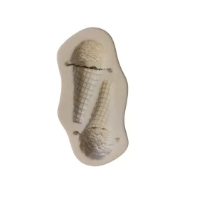 Ice cream 2 pcs silicon mould