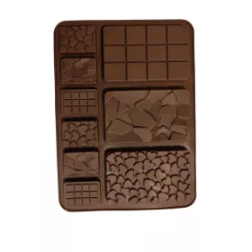 Patterned chocolate silicon mould
