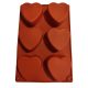 Big heart silicon mould