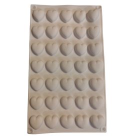 35 pcs heart silicon mould