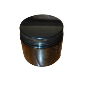Amber candle jar with lid 60ml