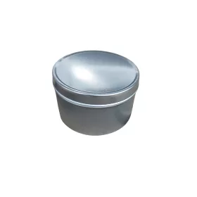 200 ml ezüst fém tégely