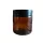 Borostyán színű gyertyapohár kupakkal 100ml 