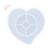 Szív alakú alátét 11,8 x 10,5 cm szilikonforma Jesmonitéhez