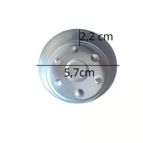 Big tealight cup 57x22 mm